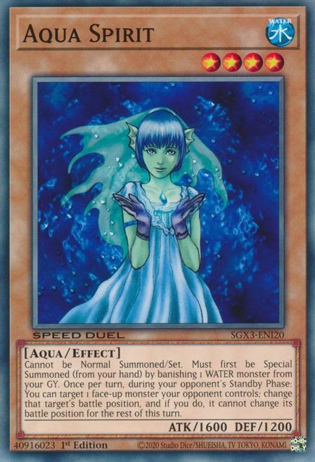 Aqua Spirit Card Front