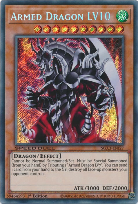 Armed Dragon LV10 Card Front