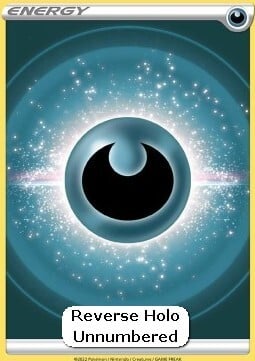 Energia Oscurità Card Front