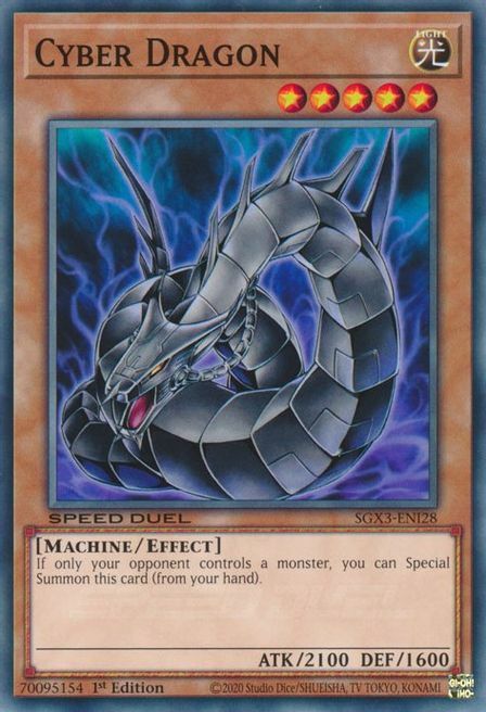 Cyber Dragon Card Front