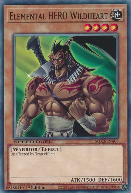 Elemental HERO Wildheart Card Front