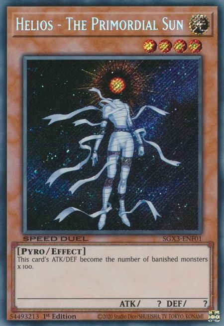 Helios - The Primordial Sun Card Front