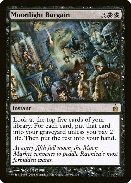 Moonlight Bargain Card Front