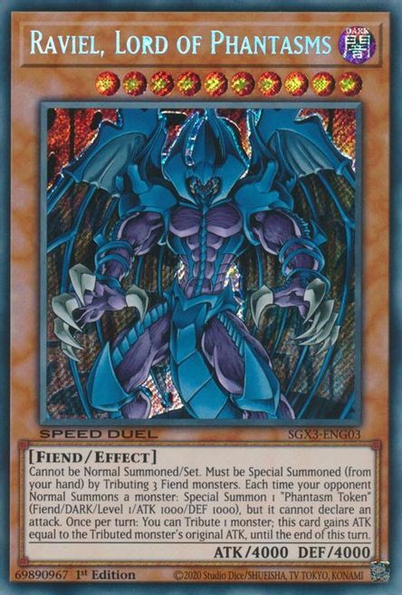 Raviel, Lord of Phantasms Card Front