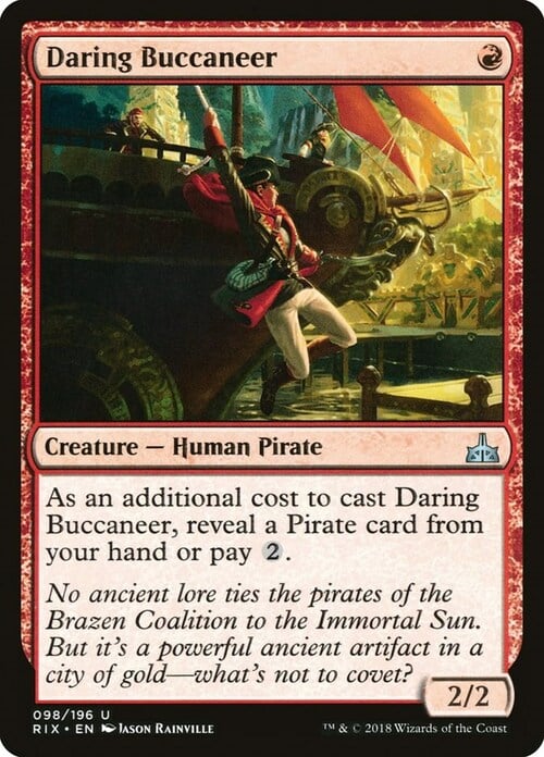 Daring Buccaneer Card Front