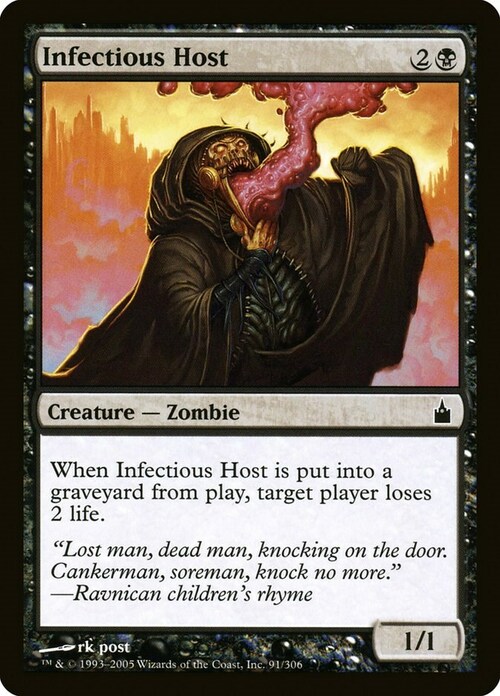 Infectious Host Card Front