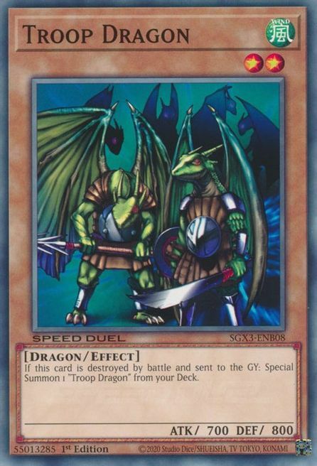 Troop Dragon Card Front