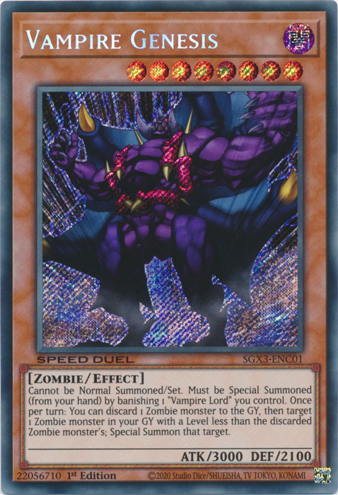 Vampire Genesis Speed Duel GX: Duelists of Shadows | Yu-Gi-Oh! | CardTrader Vampire Genesis Speed Duel GX: Duelists of Shadows | Yu-Gi-Oh! | CardTrader