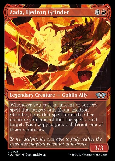 Zada, Hedron Grinder Card Front