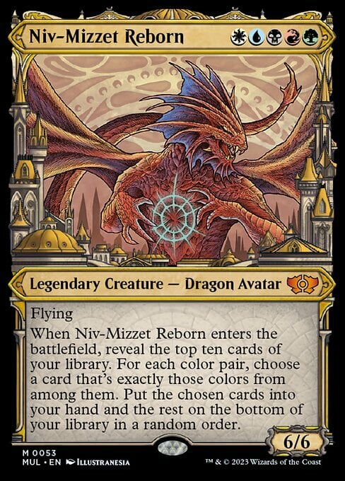 Niv-Mizzet Reborn Card Front