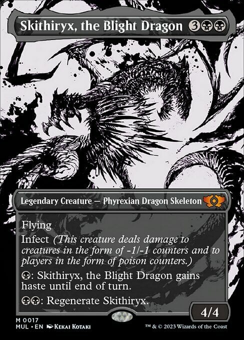 Skithiryx, el dragón de ruina Frente