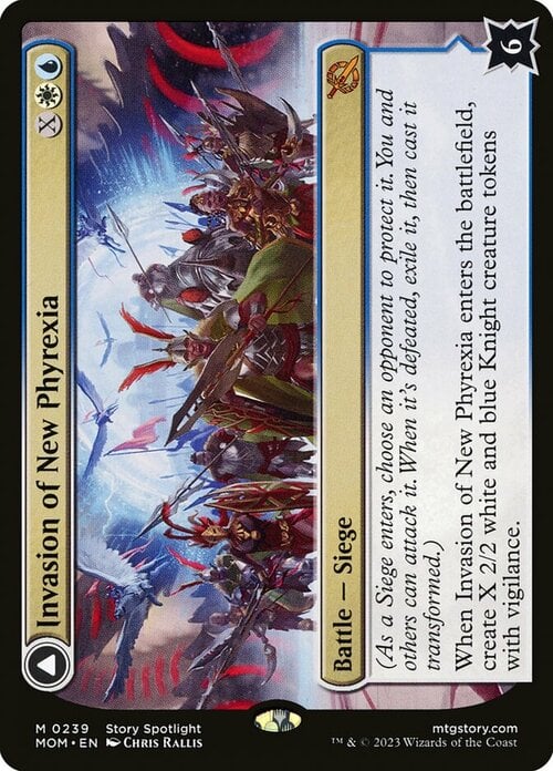 Invasion of New Phyrexia // Teferi Akosa of Zhalfir Card Front