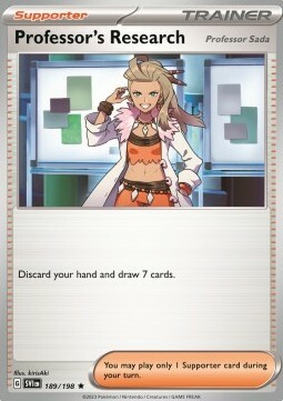 Professor's Research - Professor Sada Card Front