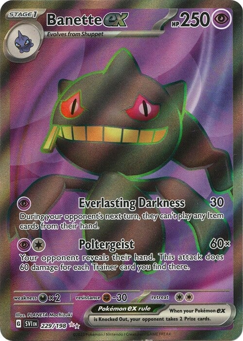 Banette ex Card Front