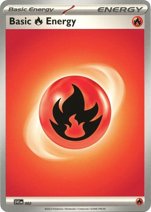 Basic Fire Energy Card Front