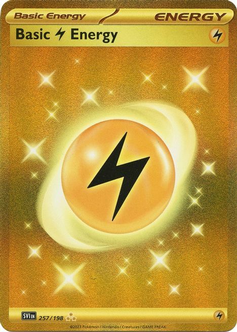 Basic Lightning Energy Card Front