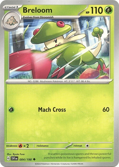 Breloom Card Front