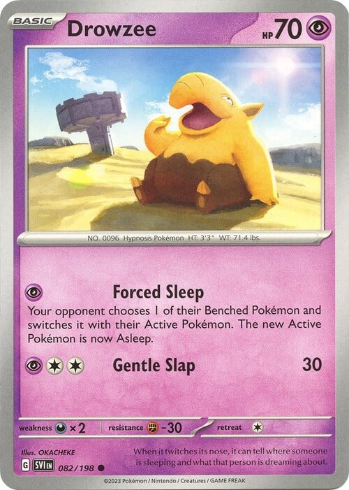 Drowzee Card Front