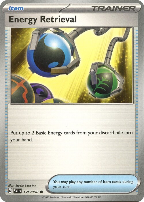 Energy Retrieval Card Front