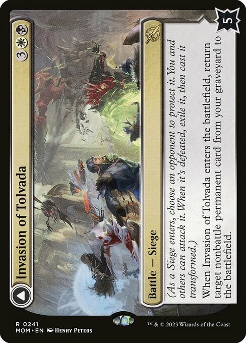 Invasion of Tolvada // The Broken Sky Card Front