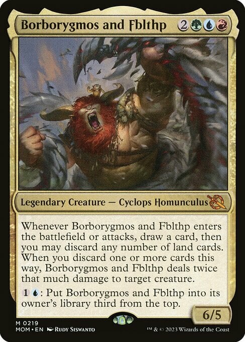 Borborygmos and Fblthp Card Front