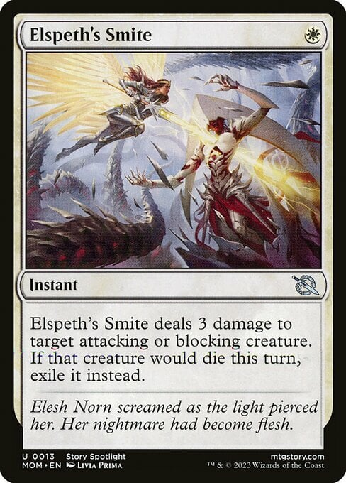 Elspeth's Smite Card Front