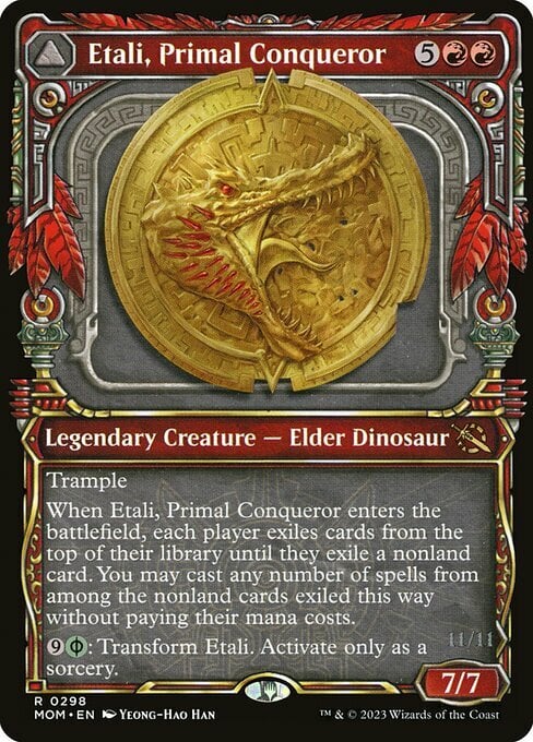 Etali, Primal Conqueror // Etali, Primal Sickness Card Front