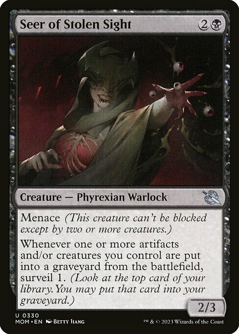 Seer of Stolen Sight Card Front