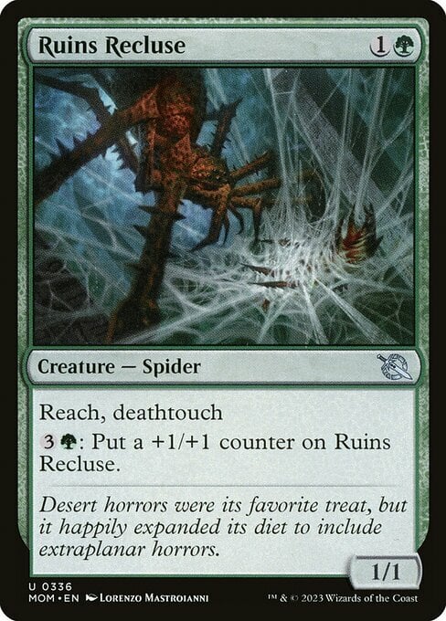 Ruins Recluse Card Front