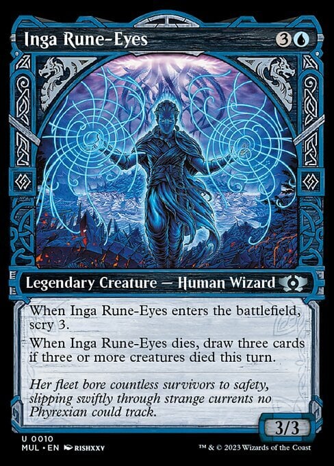Inga Rune-Eyes Card Front