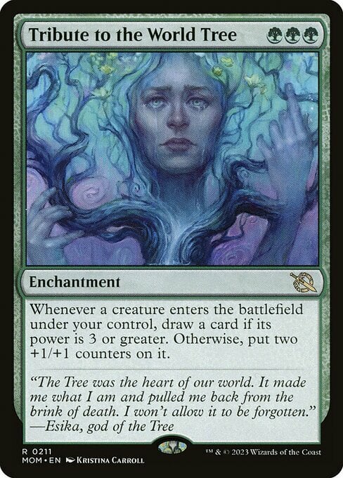 Tribute to the World Tree Card Front