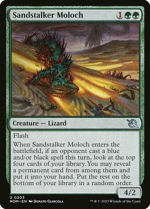 Sandstalker Moloch Card Front