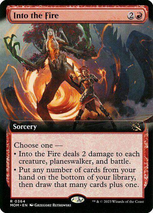 Into the Fire Card Front