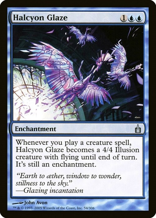 Halcyon Glaze Card Front