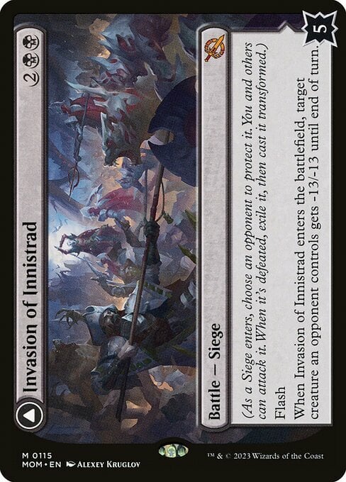 Invasion of Innistrad // Deluge of the Dead Card Front