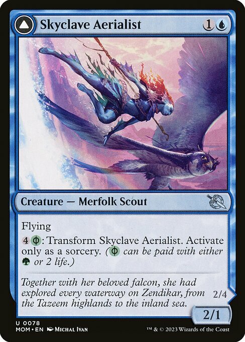 Skyclave Aerialist // Skyclave Invader Card Front
