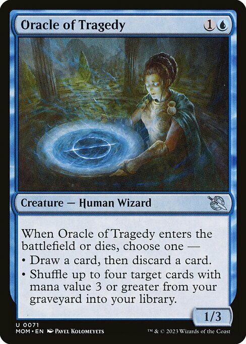 Oracle of Tragedy Card Front