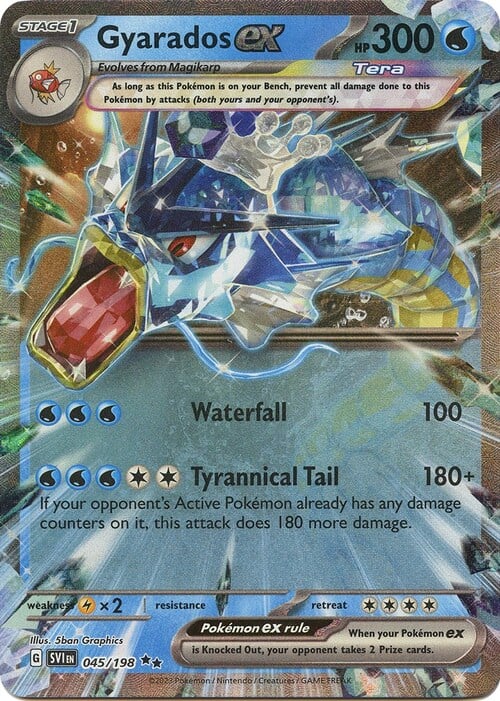 Gyarados ex Card Front