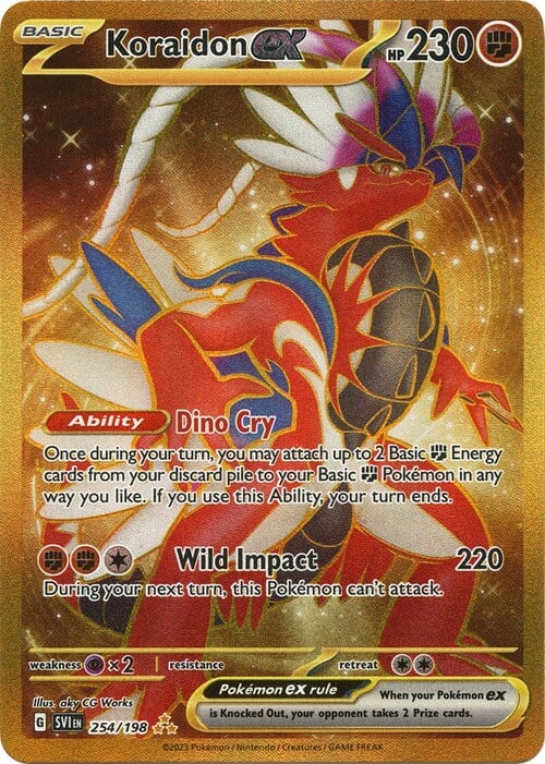 Koraidon ex Card Front