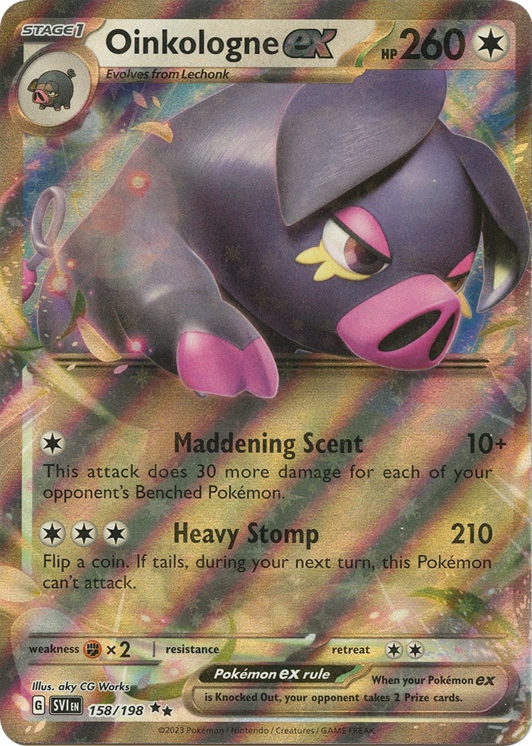 oinkologne pokemon card PSA 10 SV4a #316 Shiny Treasure ex  GorillaTCG RarityUncommon Hit Points120 HP Formnull Pokmon TCG: Oinkologne ex Box
