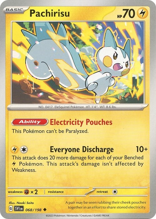 Pachirisu Card Front