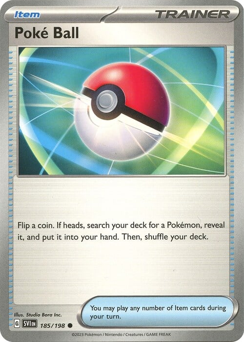 Poké Ball Card Front