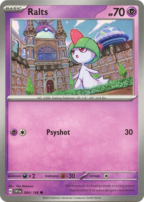 Ralts Card Front