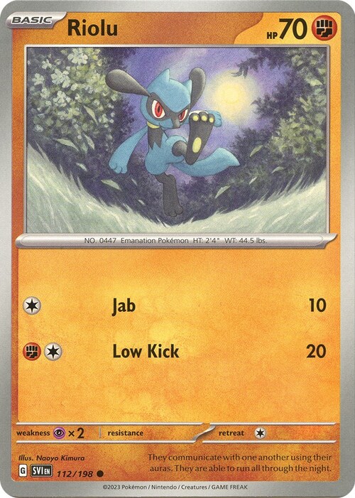 Riolu Card Front