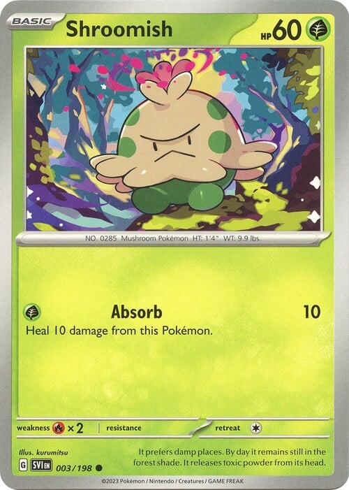 Shroomish Card Front