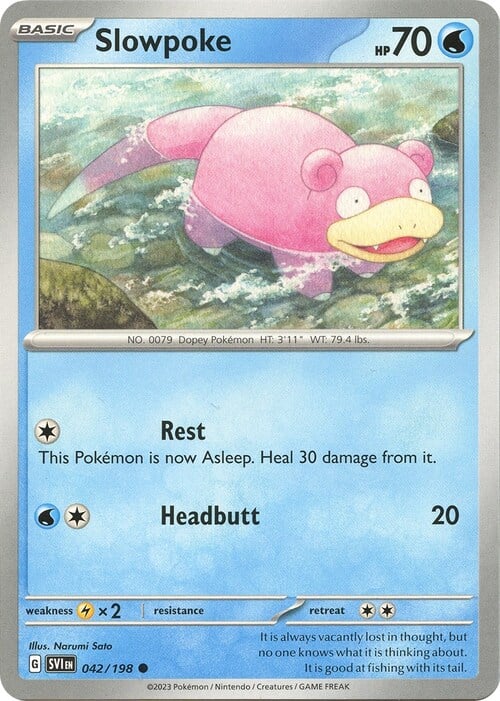 Slowpoke Card Front