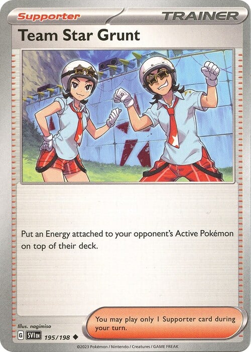 Team Star Grunt Card Front