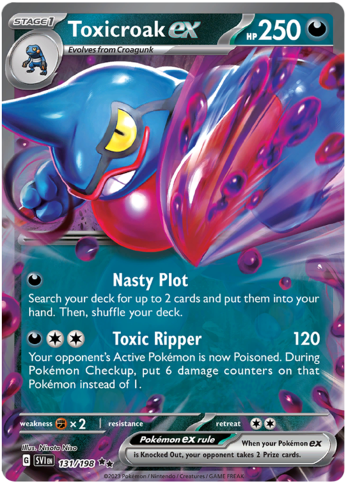 Toxicroak ex Card Front