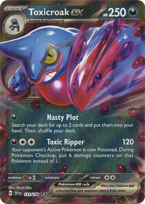 Toxicroak ex Card Front