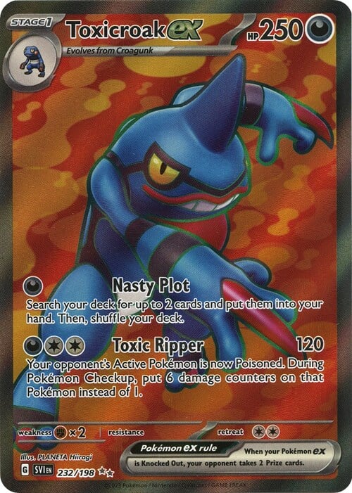 Toxicroak ex Card Front